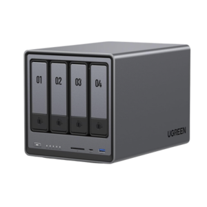 NASync DXP4800 | SO UGOS Pro | Intel N100 12th Gen Intel® Quad Core™ | 4-Bahias (SATA) hasta 96TB | 2* M.2 SSD hasta 16TB| 8GB DDR5 (Exp. a 16GB) | 2.5Gb Dual Ethernet | HDMI 4K | 2* USB2.0 | 1*USB 3.2Gen | 1* USB 3.2Gen2 | 1*USB-C 3.2Gen2 | SD