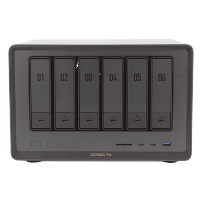 NAS UGREEN NASync DXP6800 Pro / Intel Core i5-1235U 10 Núcleos / 6 Bahías SATA + 2 M.2 NVMe / 2 Puertos Thunderbolt 4 / 2 Puertos 10GbE / 8K HDMI / PCIe 4.0 x4 / DDR5 Hasta 64GB / Compatibilidad Multiplataforma - Imagen 2