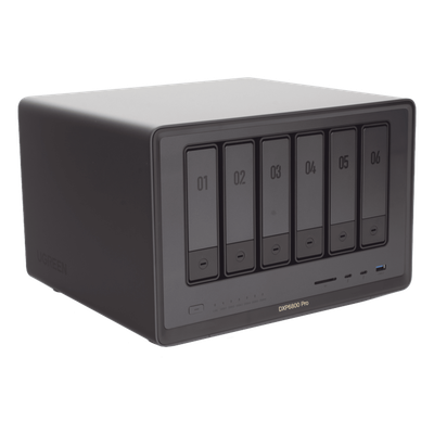 NAS UGREEN NASync DXP6800 Pro / Intel Core i5-1235U 10 Núcleos / 6 Bahías SATA + 2 M.2 NVMe / 2 Puertos Thunderbolt 4 / 2 Puertos 10GbE / 8K HDMI / PCIe 4.0 x4 / DDR5 Hasta 64GB / Compatibilidad Multiplataforma - Imagen 4