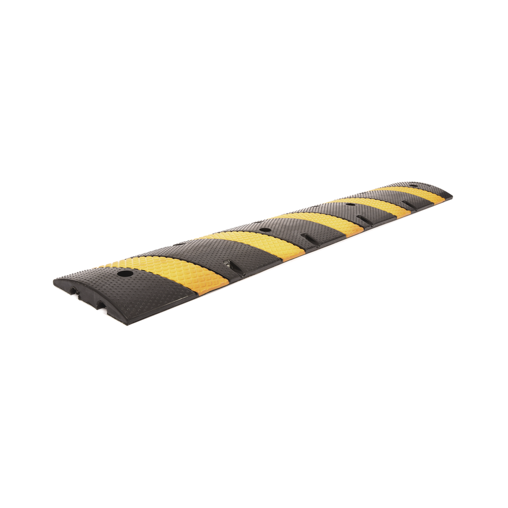 Reductor D / Velocidad / 183cm / 5 lineas amarillas / Hule Reciclado. - Imagen 4