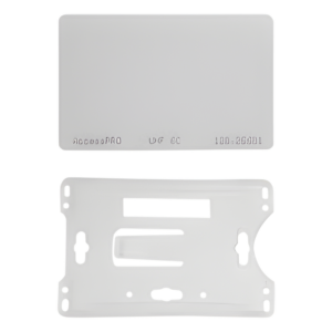 Kit de Tag UHF tipo Tarjeta para lectoras de largo alcance 900 MHZ / EPC GEN 2 / ISO 18000 6C / No imprimible / Incluye porta tarjeta