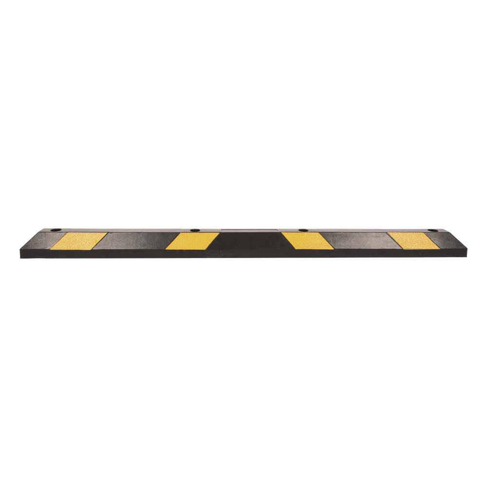 Tope Vehicular P / Estacionamiento / 183cm / Color Negro-Amarillo / 8 Franjas Reflejantes. - Imagen 2