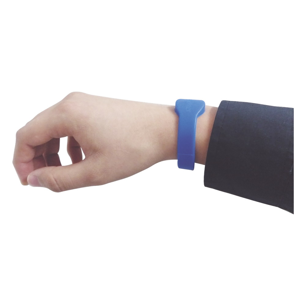 Brazalete de PROXIMIDAD 125 Khz (TIPO EM), 65 mm de Diametro, color azul - Imagen 4