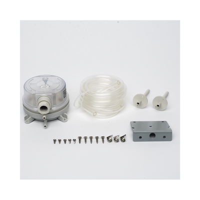 Presostato diferencial de aire para ductos con ajuste por perilla, rango 500 a 2500 Pa, contacto SPDT, para monitoreo de filtros y ventiladores - Imagen 4