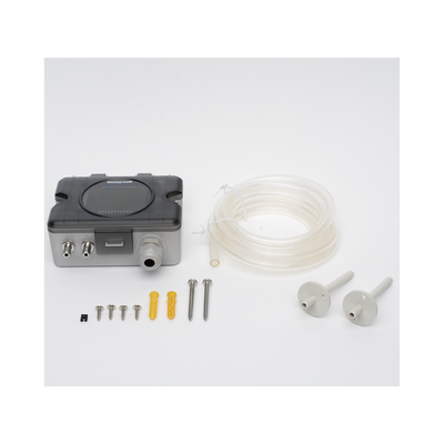 Transmisor de presión diferencial de aire con comunicación Modbus RTU y pantalla LCD para sistemas HVAC - Imagen 3