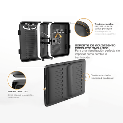 ENCLOSURE PARA PANTALLA HASTA 75" | RESISTENTE A INTEMPERIE MONTURA PARED | CAPACIDAD DE CARGA MAX. 50 KG - Imagen 5