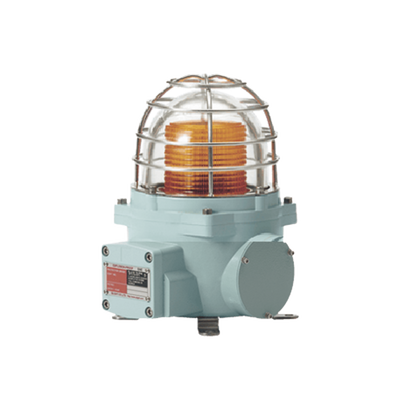 Luz de Señalización LED Antiexplosiva / 120 VAC / Ámbar / Ex db IIC T6 Gb / IP66 / Zona 1 y 2 / Luz Fija o Intermitente / Certificaciones Internacionales