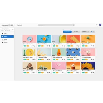 Licencia Anual para agregar 1 pantalla en Samsung VXT P series CMS Samsung Sistema de Visualizacion digital (VX-CPY) - Imagen 5