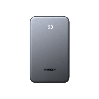Power Bank 10000mAh con Cable Integrado 20W / Puerto USB-C PD3.0 PPS / Puerto USB-A SCP 22.5W / Batería Polímero Litio / Protecciones Múltiples / Indicador Digital / Material V-0 - Imagen 2