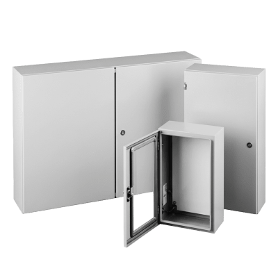 Gabinete Eléctrico de Control (Línea Concept) de 508x508x203 mm NEMA 4/12, Acero Color Gris Claro - Imagen 2