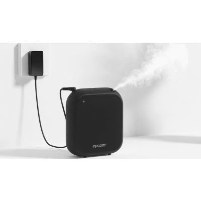Difusor de Aromas Comercial / 150 ml / Cobertura 200 m² / Atomización Sin Agua / Control por App / Montaje en Pared / Color Negro - Imagen 4