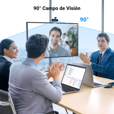 Cámara Web HD USB / 1080p 30 FPS / Campo de Visión 85° / Micrófonos Duales Omnidireccionales / Enfoque Fijo / Cable 2 m (6.6 ft) / Plug-and-Play Universal - Imagen 5