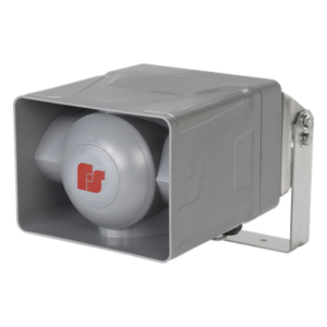 Altavoz No Amplificado 100 W, 25/70 Vrms, Volumen 120 dBa Tono, para zonas peligrosas Clase I Div 2 Grupos A-D, grado de protección NEMA 4X Exterior, Montaje para Pared, Techo y/o Poste