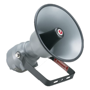 Altavoz de anunciamiento publico a prueba de explosiones AudioMaster®, 30W de Potencia, Listado UL y cUL para Clase I, División 1, Grupos B, C y D; Clase I, División 2, Grupo A, B, C y D; Clase II, División 2, Grupos F y G; Clase