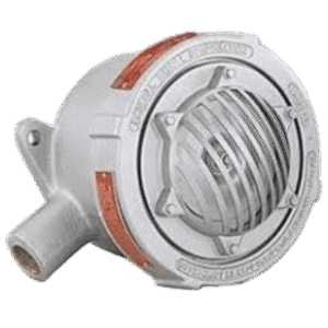 Bocina Vibrante a Prueba de Explosión Modelo 41X con Carcasa de Aluminio Resistente a la Corrosión / 120VAC, 240VAC, 24VDC / Volumen Ajustable / Ciclo de Trabajo 5 Minutos / Montaje en Tubería o Superficie
