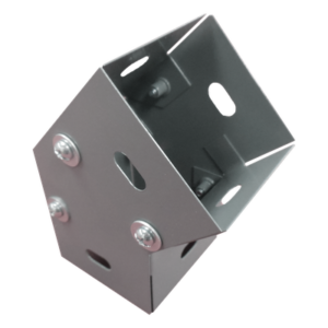 Derivación codo horizontal de 45 grados 65 X 65 mm, fabricado en lámina de acero al carbón