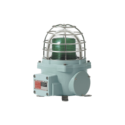 Señal Luminosa Antiexplosión / LED / AC120V / Color Verde / Certificación ATEX / Ex db IIC T6 Gb / IP66 / Zona 1 y 2