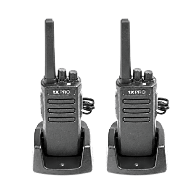 Par Radios Portátiles Analógicos VHF 136-174 MHz / 5W / 16 Canales / Scrambler / Preconfigurados - Imagen 2
