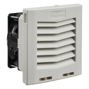 Ventilador con Filtro de Montaje Lateral HF05 / Flujo de Aire 35 CFM (59 m³/h) / 115 Vca / IP54 / Color Gris Claro