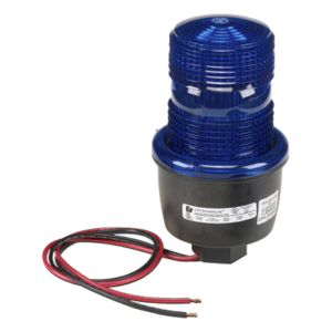 Luz de advertencia LED serie Streamline, 24 Vcd, montaje en tubo, azul