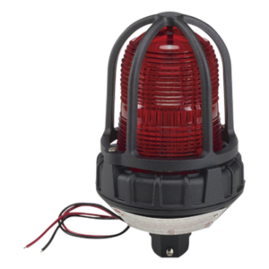 Luz estroboscópica para ubicaciónes peligrosas, montaje tipo tubo, 120 VCA, color Rojo