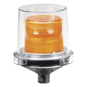 Luz de advertencia LED para ubicaciones peligrosas Electraray®, UL y cUL para Clase I, División 2, Grupos A, B, C y D; Clase II División 2, Grupos F y G; Clase III, 240 VCA, color Ámbar, parpadeo predeterminado