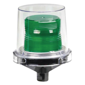 Luz de advertencia LED para ubicaciones peligrosas Electraray®, UL y cUL para Clase I, División 2, Grupos A, B, C y D; Clase II División 2, Grupos F y G; Clase III, 24 VCD, Color Verde