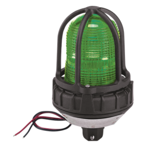 Luz de advertencia LED para ubicaciónes peligrosas, montaje tipo tubo, 24 VCD, LED color Verde