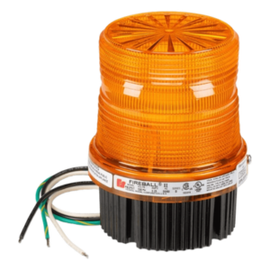 Estrobo Fireball® LED Luz de advertencia, Listado por UL y cUL de 12-24 VCD Color Ámbar