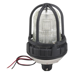 Luz de advertencia LED para ubicaciónes peligrosas, montaje tipo tubo, 24 VCD, LED color Claro