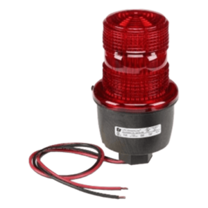Luz de advertencia LED serie Streamline, 12- 48 Vcc, roja