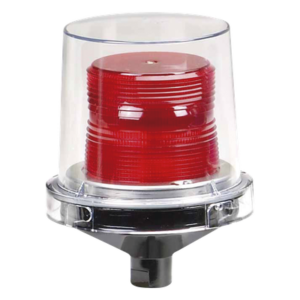 Luz de advertencia LED para ubicaciones peligrosas Electraray®, UL y cUL Homologado UL y cUL para Clase I, División 2, Grupos A, B, C y D; Clase II División 2, Grupos F y G; Clase III , 240 VCA, color Rojo, parpadeo predeterminado