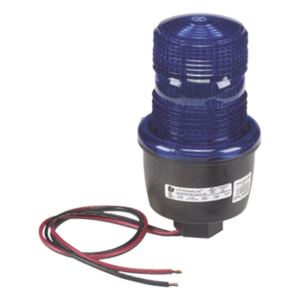 Luz de advertencia LED serie Streamline, 120 Vca, color Azul