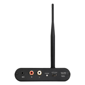 Transmisor Inalámbrico Silent Disco / Sonido HiFi de Alta Fidelidad / Entrada de Micrófono y RCA / Batería 1000 mAh / Alcance 300 m (984 ft) / Portátil y Duradero