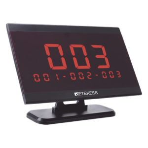 Pantalla receptora inalambrica para sistema de llamada de asistencia