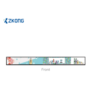 Display Electrónico de Estantes 23.1 Pulgadas ZKL231 / LCD Estirado 1920x158 / Android 4.4.2 / Brillo 400 Nits / Wi-Fi Dual Band / MicroUSB y Type-C / Consumo Máximo 45W / Certificaciones Internacionales