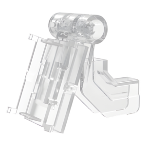 Gancho en T con Placa Trasera Adaptadora para Etiqueta de Tinta Electrónica / AccessPRO / Diametro 5-9 mm / Compatible con 2.13" - 2.66" - 2.9"