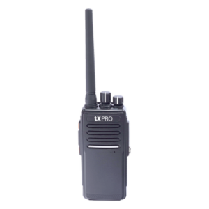 Radio Portátil UHF 400-512 MHz, Digital DMR y Analógico, 5 W, Incluye antena, batería, cargador y clip, 16 canales preconfigurados