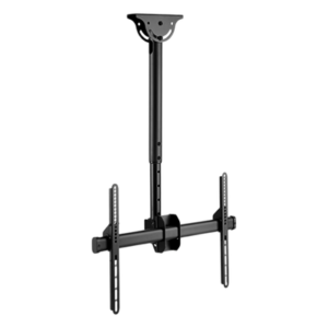 Soporte de Techo para Pantallas | Compatibilidad VESA 200x200 a 600x400 | Pantallas Hasta 70 Pulgadas | Capacidad de Carga 50 kg | Inclinación Vertical 0° a -25° | Rotación Horizontal 360° | Ajuste de Nivel ±3°