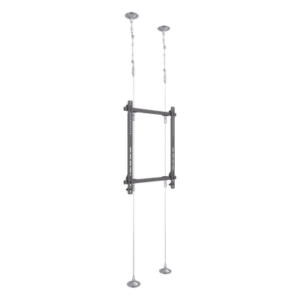 Montaje Cableado de Acero| Suelo a Techo| Capacidad Máx. de Carga 30kg| Para Pantallas de 32" ~ 75"| VESA 400 x 600