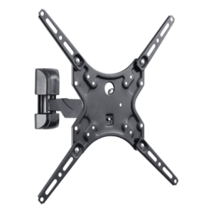 Soporte de pared para pantallas de 32-60 pulg. (81.28-142.24 cm) / VESA desde 100 x 100 hasta 400 x 400 / Carga Máxima 25 kg (55 lb) / Extensión 226 mm / Inclinación +10° / Instalación Hook-and-Hang / Acabado Epoxíd