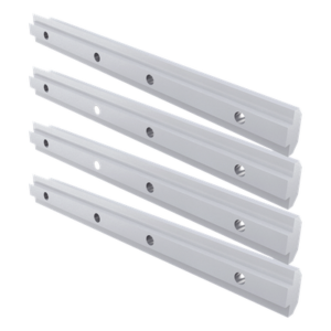 Barras de extensión de riel de aluminio