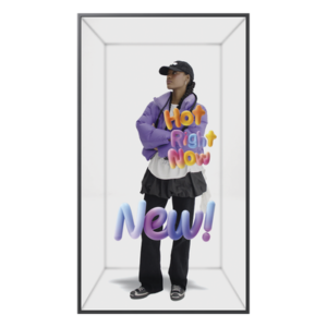 Pantalla Spatial Signage 85" / 4K UHD 2160x3840 / Vision 3D Virtual sin Gafas / Compatible con VXT / 500 nits / 24/7 / WiFi-BT / Modelo LH85SMHPBGCXZA
