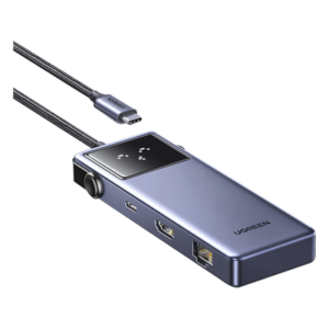Hub USB-C 7 en 1 / USB-C a HDMI 4K 60Hz / 2x USB-A 3.0 + USB-C 3.0 + USB-A 2.0 / Gigabit Ethernet / PD 100W / Cable 20 cm (7.9 in)