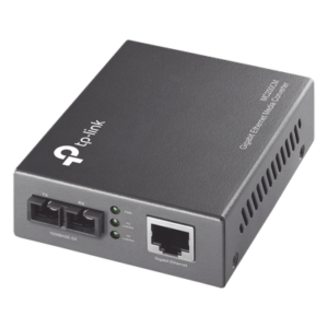 Convertidor Fibra Óptica Multimodo / 1 Puerto RJ45 10/100/1000 Mbps / Puerto Fibra Óptica SC 1000 Mbps / Hasta 550 metros / Plug and Play