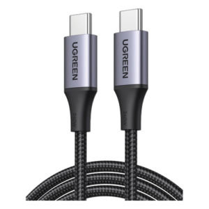 Cable USB-C a USB-C | 2 Metros | Potencia de Carga 240W | 48V/5A | PD3.1 /3.0 | 480 Mbps | Chip E-Market | Carcasa de Aluminio | Nylon Trenzado.