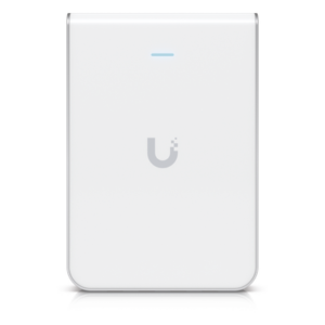 Access Point UniFi U6 In Wall/Montaje p/pared, WIFI 6 2.4 Y 5 Ghz, hasta 5.3 Gbps, 1 pto PoE In, 4 ptos secundarios (1 PoE Out)