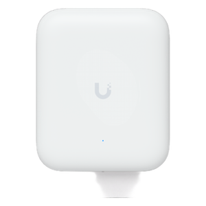 Access Point UniFi WiFi U7 Outdoor WiFi 7 802.11be Doble Banda, MU-MIMO 2x2 en Cada Banda, Puerto de 2.5 GbE, Antena Sectorial Integrada de 90° en 2.4 GHz y 45° en 5 GHz, Conectores para Antenas Omnidireccionales (incluidas), No Incluye Inyector P