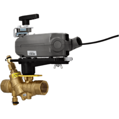 Válvula de control independiente de presión (PICV) de 2 vías, 1 pulgada NPT, modulante, 24 V CA, falla segura abierta para HVAC