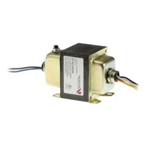 Transformador de control de 99 VA para HVAC y automatización de edificios, entrada multivoltaje 120/208/277/480 VAC a salida 24 VAC, con breaker integrado y montaje en placa
